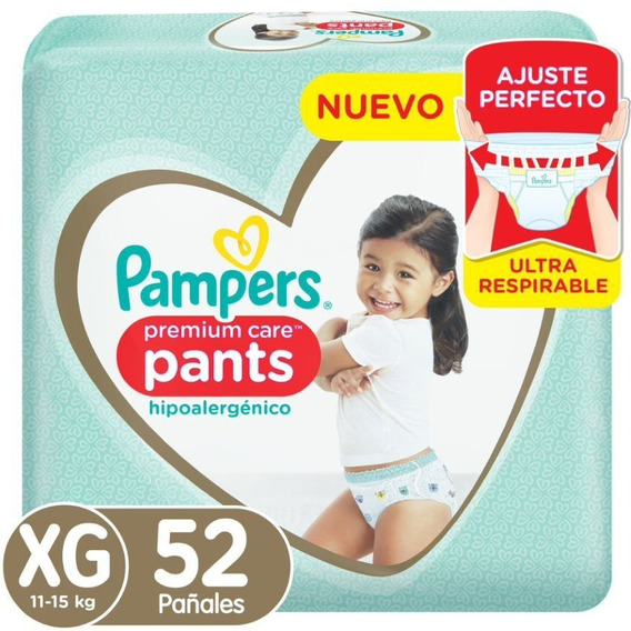Pampers Pants Premium Care Xg Por 52 Unidades