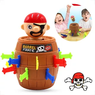 Pirata Pula Jogo Barril Brinquedo Infantil Grande Criança 