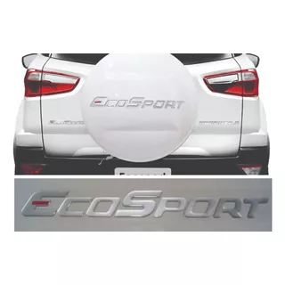 Adesivo Resinado Ecosport Para Capa Estepe Rigida Prata