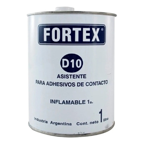 Diluyente Para adhesivos de Contacto Líquido Fortex D10 color agua