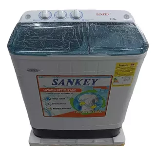 Lavadora Semiautomática Sankey 7 Kilos Dobletina 1 Añogarant Color Blanco