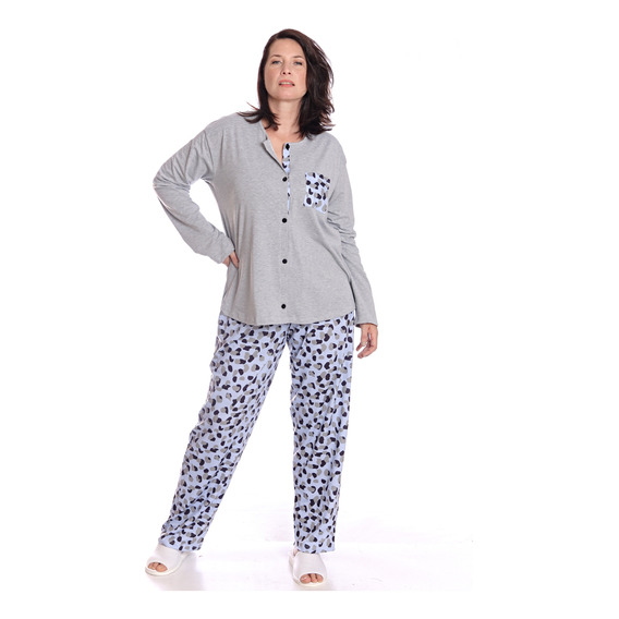 Pijama De Mujer Invierno Talles Super Especiales Art 807