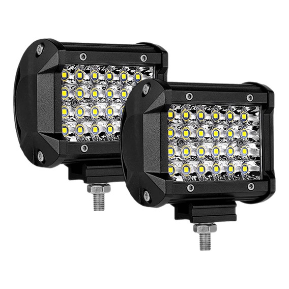 Par Faros 24 Led Auxiliar Dually Con Estrobo 4x4 72w F1.    