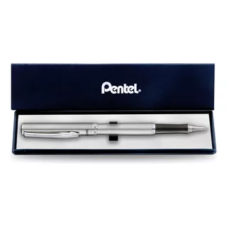 Bolígrafo Elegante Pentel Sterling K600 Metálico Tinta Gel Color De La Tinta Negro