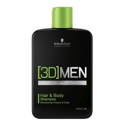 Shampoo 3d Men Hair And Body Schwarzkopf