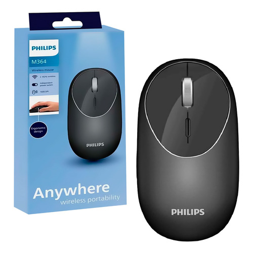 Mouse Philips M364 Inalambrico - Oficina Pc Notebook