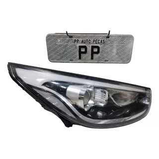 Farol Direito Hyundai Ix35 2016/2019 Led Lente