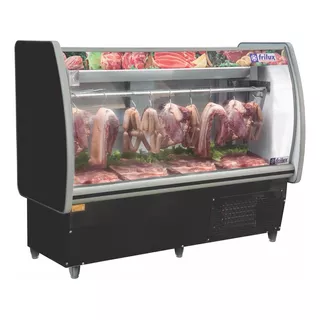 Balcão Expor Carnes 1,5m Tendal Duplo Inox Rf072c Frilux