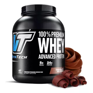Suplemento En Polvo Vitatech 100% Premium Whey Proteínas 5lb
