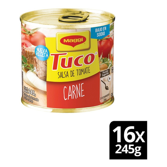 Salsa Tuco Maggi® Carne 245g Pack X16