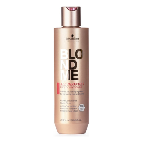 Schwarzkopf Professional Blondme Acondicionador All Blondes Rich Botella 250 mL