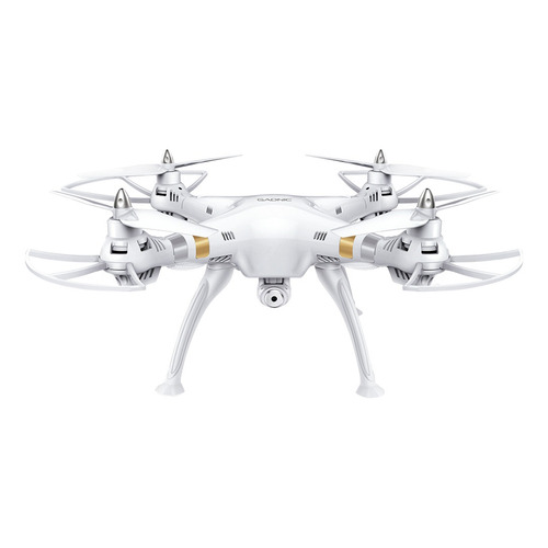 Drone Camara Video En Vivo Cuadricoptero Gps Buzzard Color Blanco