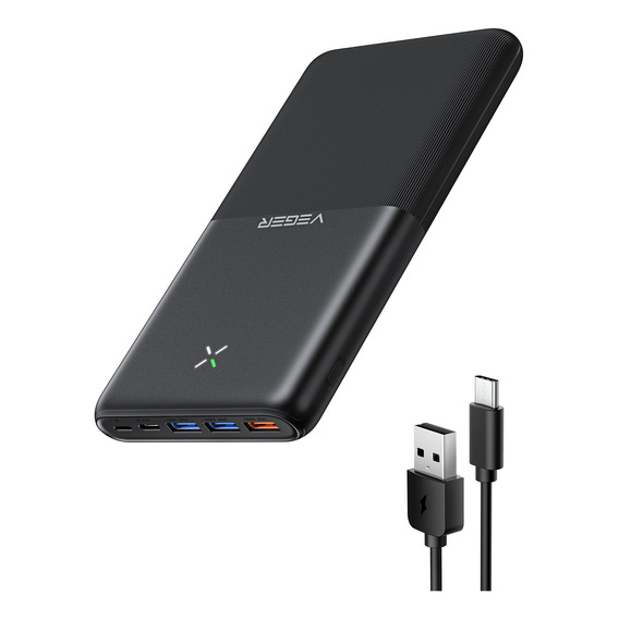 Power Bank 40000 Mah 22,5 W Usb-c Charge Rapid 4 Output Case