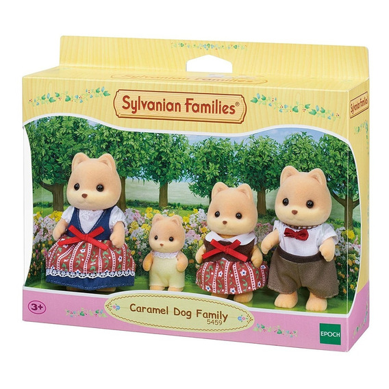 Sylvanian Families Familia De Perros Coleccionable Febo