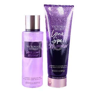 Perfume Victoria Secret Love Spell Shimmer Crema  Mist Pack 