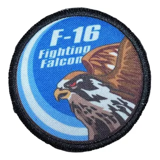 Parche Impreso Y Bordado F-16  Fighting Falcon