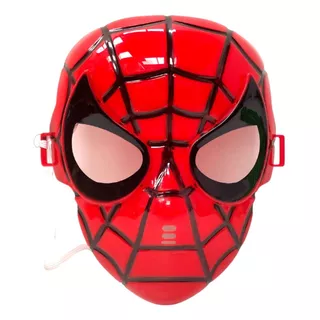 Mascara De Plastico Infantil Personagem Homem Aranha