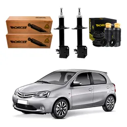  Kit Amortecedor Dianteiro Etios 1.3 1.5 2012 A 2016