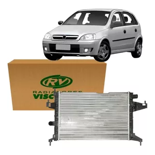 Radiador D'água Gm Corsa 1.0 1.4 1.8 8v 2002 A 2012 Visconde