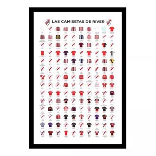 River Plate Cuadro Camisetas Del 1901 Al 2018