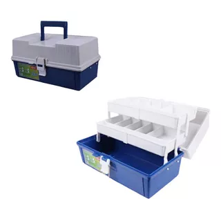  Caja De Pesca Mauri 350 L 2 Bandejas Ideal Pesca Variada