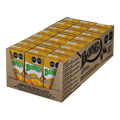 Caja Jugo Boing De Mango 500 Ml 2 4 P Z **envio Gratis**