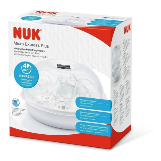 Esterilizador Para Microondas Nuk Micro Express Plus