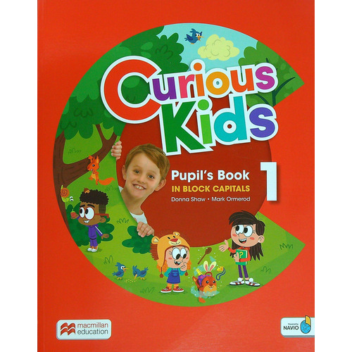 Curious Kids 1 - Student's Book Mayusculas ( In Block Capital), De Shaw, Donna. Editorial Macmillan, Tapa Blanda En Inglés Internacional