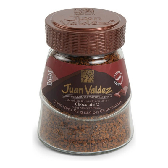 ¡oferta! Café Liofilizado Juan Valdez 95gr Sabor Chocolate