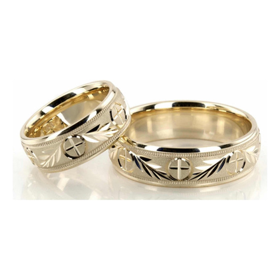 Anillos De Matrimonio En Oro Amarillo14k 6mm Clásicas