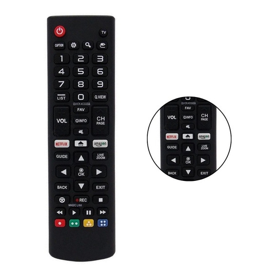 Control remoto compatible con LG Smart TV