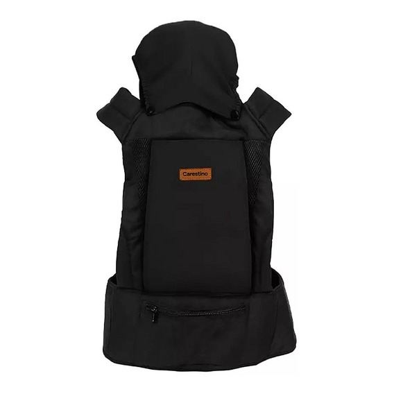 Mochila Porta Bebe Carestino Capucha 3 En 1 Negro