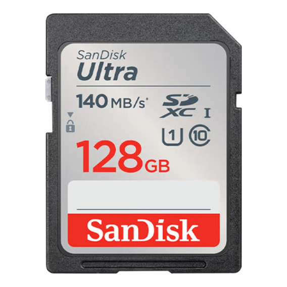 Sandisk Tarjeta De Memoria Ultra Sdxc Uhs-i De 128 Gb