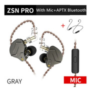 Fone De Ouvido Kz Zsn Pro Com Microfone E Modulo Bluetooth