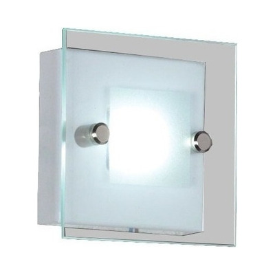 Aplique 1 Luz Led Batti 6w Blanco Vidrio Templado 4621b King