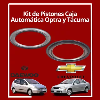 Kit Pistones Caja Automática De Optra Y Tacuma 4hp16