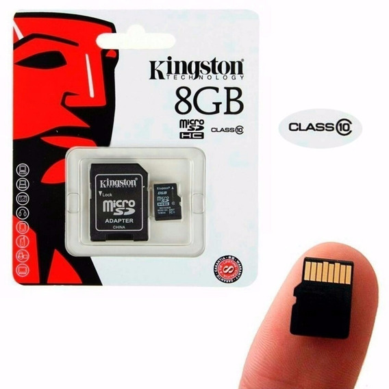 Memoria Kingston Micro Sd 8 Gb + Adaptador Sd