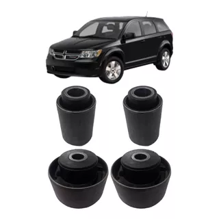 Kit 4 Bucha Bandeja Balança Dianteira Dodge Journey 08 A 20