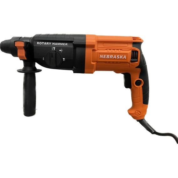 Rotomartillo Encastre Sds Plus 800w Rotopercutor Nebraska Color Naranja y Negro Frecuencia 50Hz