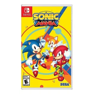 Sonic Mania  Sonic Mania Standard Edition Sega Nintendo Switch Físico