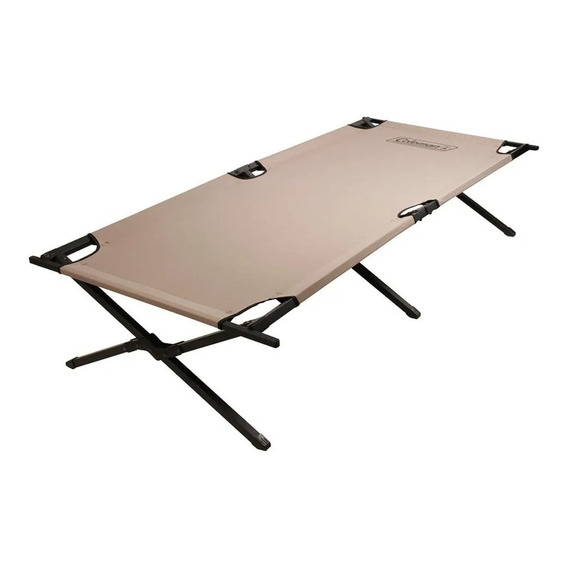 Catre Coleman Plegable Acero Estilo Militar Hasta 136 Kg Camping