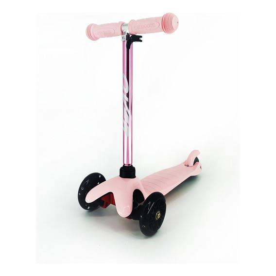 Monopatin Overtech Con Luces Led Infantil Niños Reforzado C. Color Rosa claro