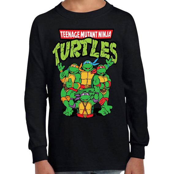  Camiseta Remera Manga Larga Tortugas Ninjas