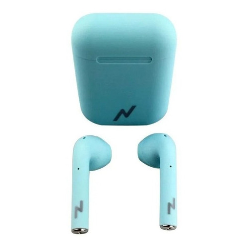 Auriculares Inalámbricos Bluetooth Tws Noga Ng-btwins 5s Color Celeste