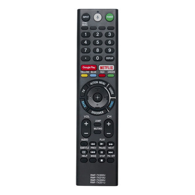 Control Compatible Sony Smart Tv 4k Rmf-tx300u + Funda Pila