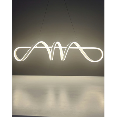 Colgante Led Trevor Blanco 83w Deco Moderno Luz Desing