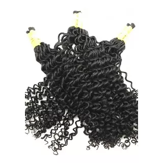 Cabelo Indiano Cachos Permanente A Vapor 2 De 50cm/50grs. Cor Castanho