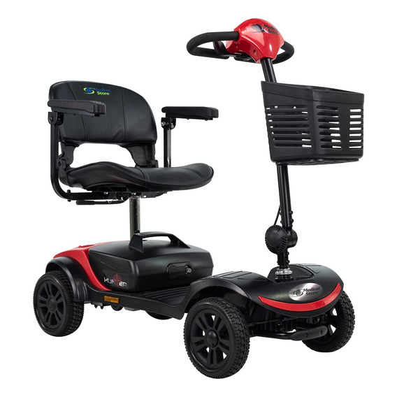 Silla De Ruedas Scooter Eléctrico  Ligero 4 Ruedas