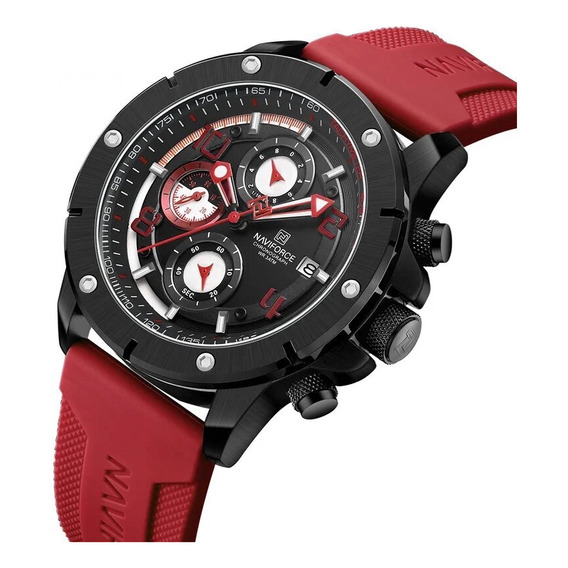 Naviforce Reloj Deportivo Para Caballero Cronógrafo New 