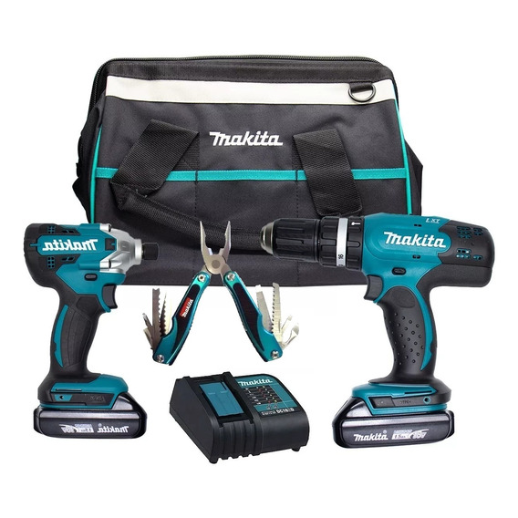 Combo Taladro Rotomartillo Y Atornillador 18v Dlx2336 Makita